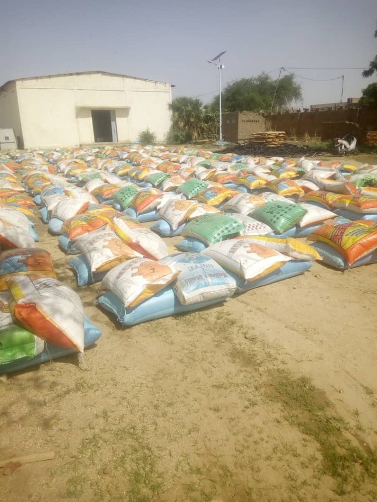 Province : Distribution de vivres aux ménages à Abéché