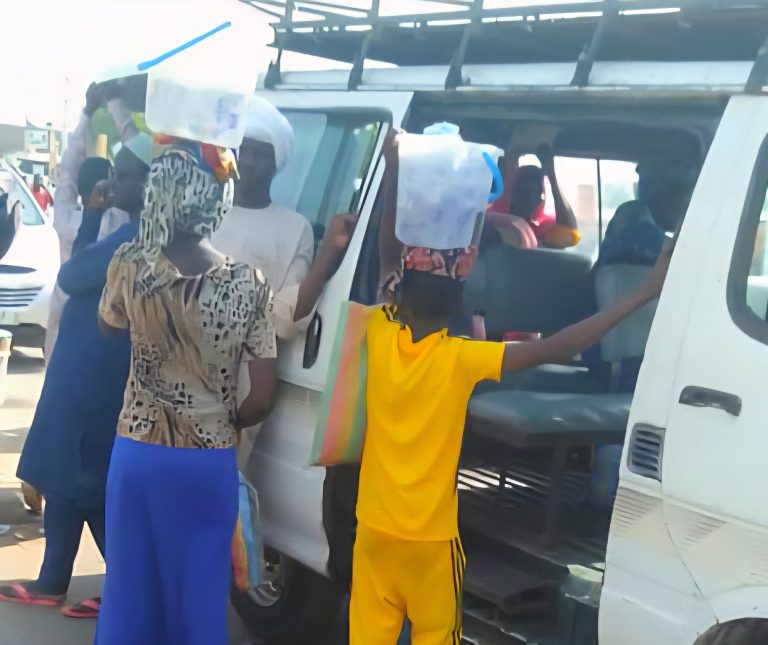 Société : Des vacanciers deviennent des vendeurs d’eau en sachet à N’Djaména