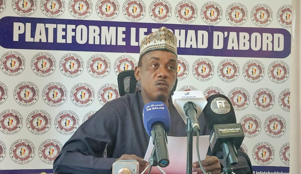 Société : Plate-forme Le Tchad d’abord salut la réussite du PND « Tchad Connexion 2030 »